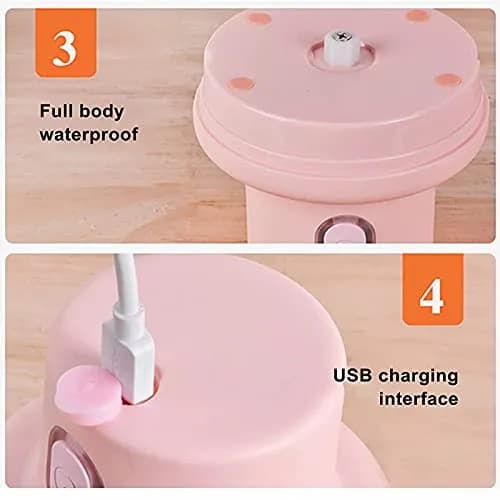 Mini Electric Garlic Chopper (USB) – USB charging port with the cable connected